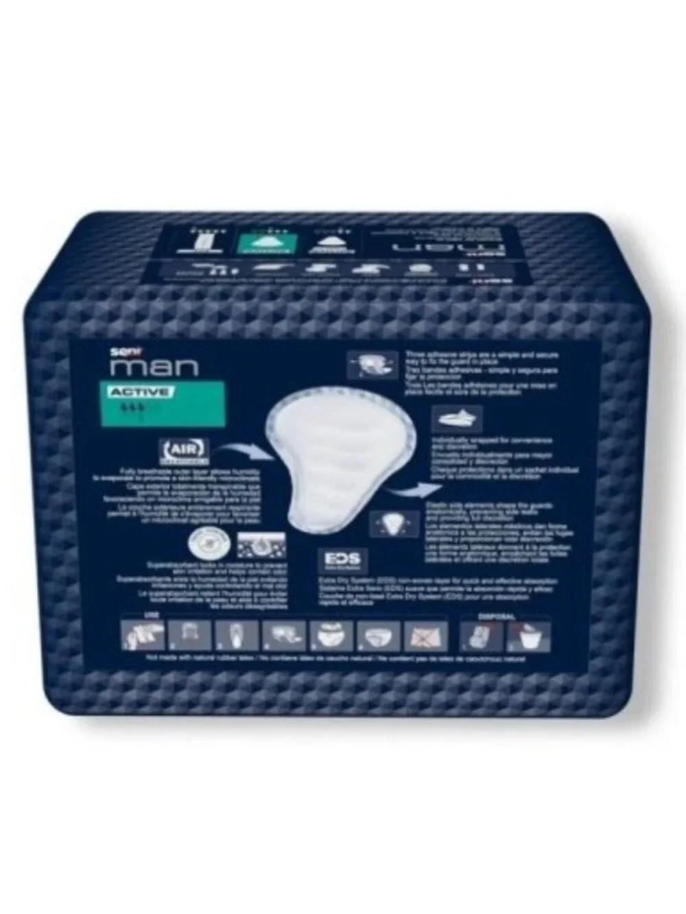FREE w/ Purchase - SENI Man Active Light Bladder Control Guards (15 ct) - OSFM